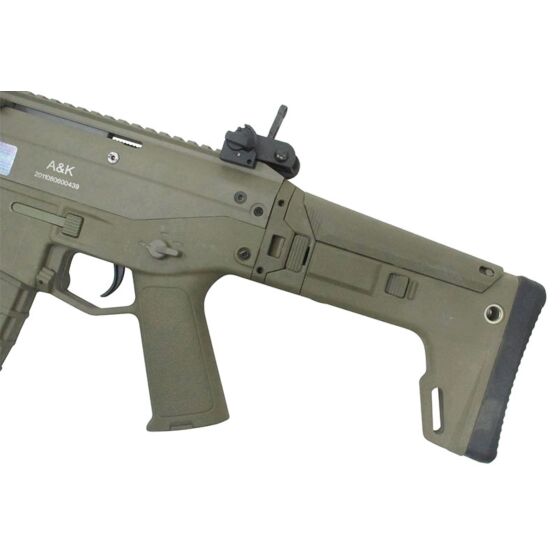 A&k fucile elettrico masada full metal aeg (tan)
