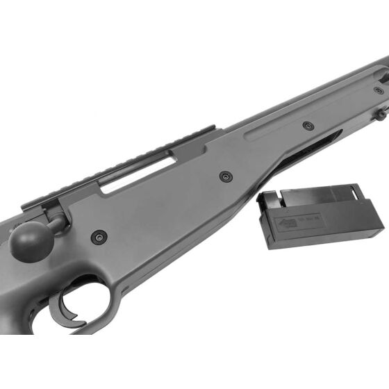 Well fucile a molla L96 accuracy con bipiede (nero)