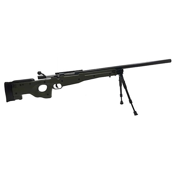 Well fucile a molla L96 accuracy con bipiede (verde)
