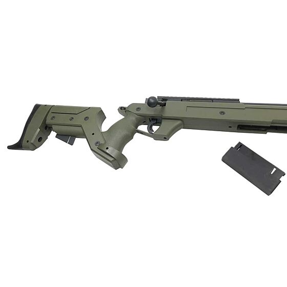 Well fucile a molla L96 karabiner con bipiede (verde)