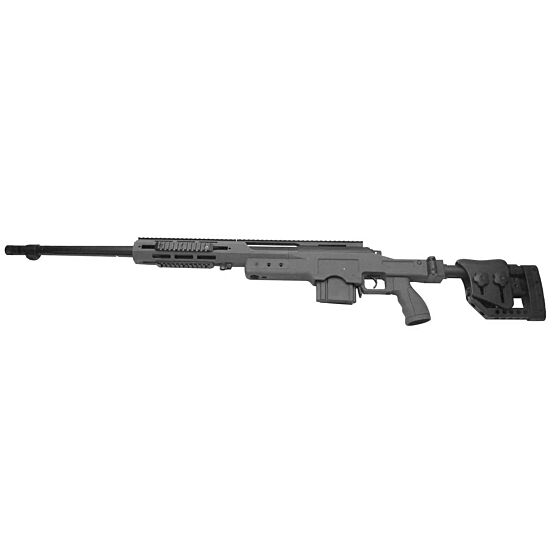 Well fucile a molla MSR 338 accuracy con bipiede (nero)