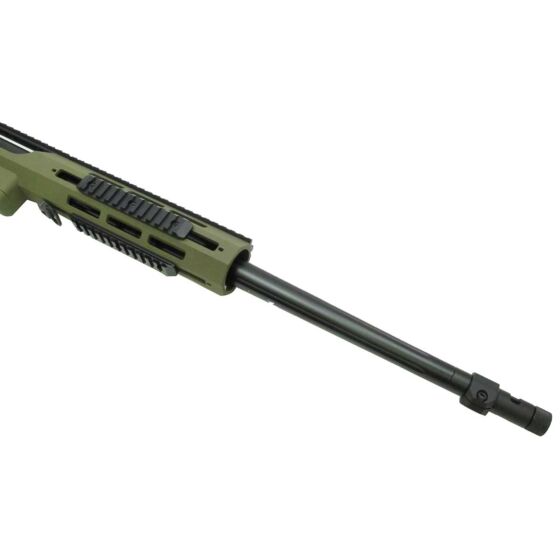Well fucile a molla MSR 338 accuracy con bipiede (verde)
