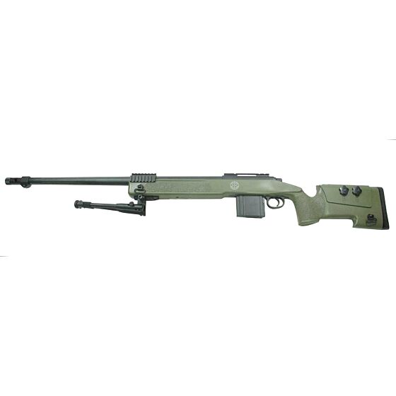 Well fucile a molla MSR40 SOCOM con bipiede (verde)