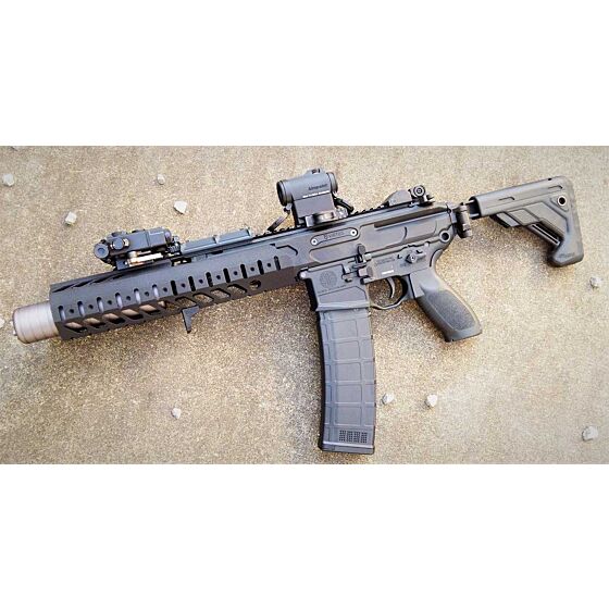 Airsoft Artisan Astina rail LVAW handguard LEGACY per fucile elettrico CYBERGUN SIG MCX (nera)