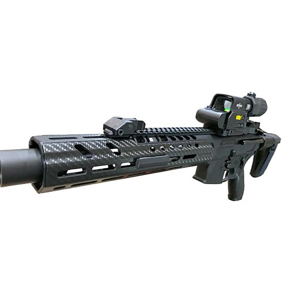 Airsoft Artisan 12 inches CARBON FIBER hand guard rail for SIG MCX electric gun (black)