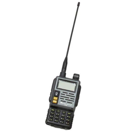 Midland UHF/VHF hi performance dual band transceiver (black)