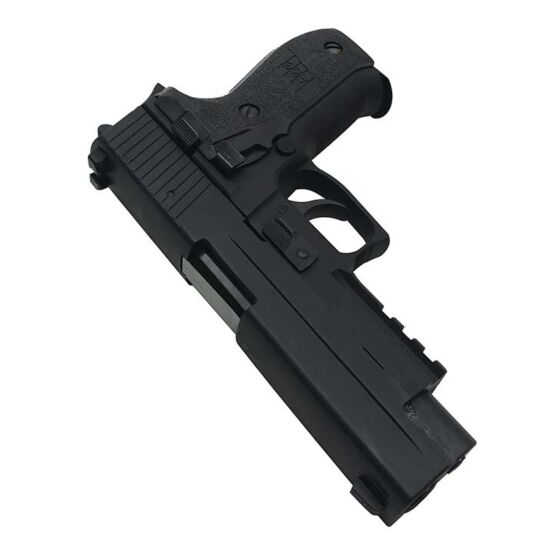 We pistola a gas p226 MK25 railed frame full metal (nera)