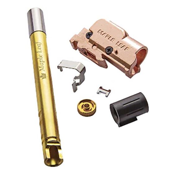 Maple leaf CRAZY JET 84mm precision barrel + aluminum hop chamber for Marui/we G19 gas pistol