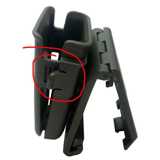 Amomax porta caricatore universale per pistola (nero)