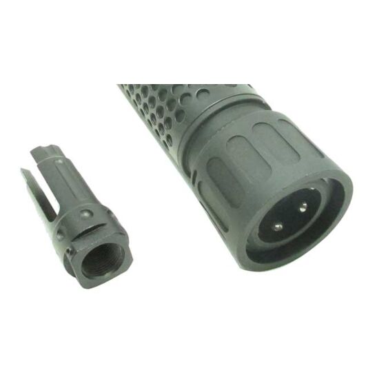 Four Rifle silenziatore KAC-QDC CQB con spegnifiamma per fucile elettrico 14mm-