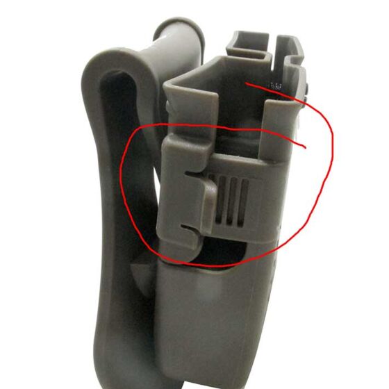 Amomax doppio porta caricatore universale per pistola (nero)