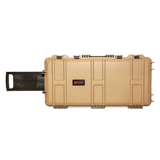 Nuprol tactical trolley gun case w/ PNP foam (tan)