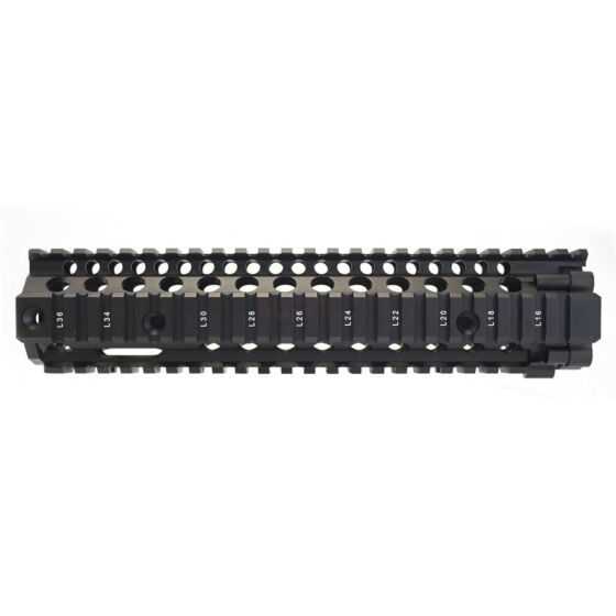 Nuprol bocca rail da 9 pollici tipo DD mk18 per m4 elettrico (nera)