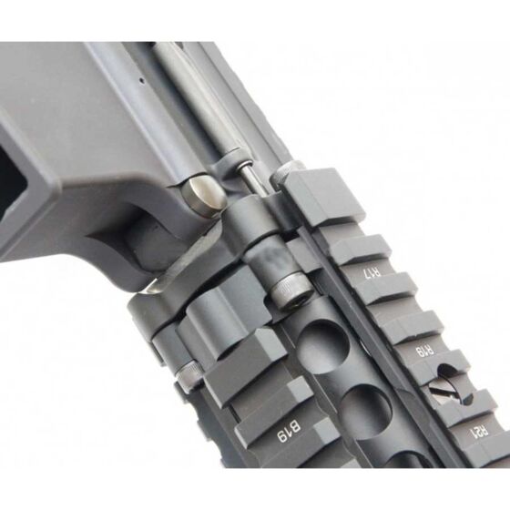 Nuprol bocca 7 inches DD mk18 style rail for m4 electric guns (black)