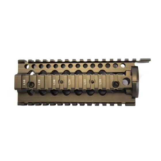 Nuprol Bocca 7 inches omega style rail for m4 electric gun (dark earth)