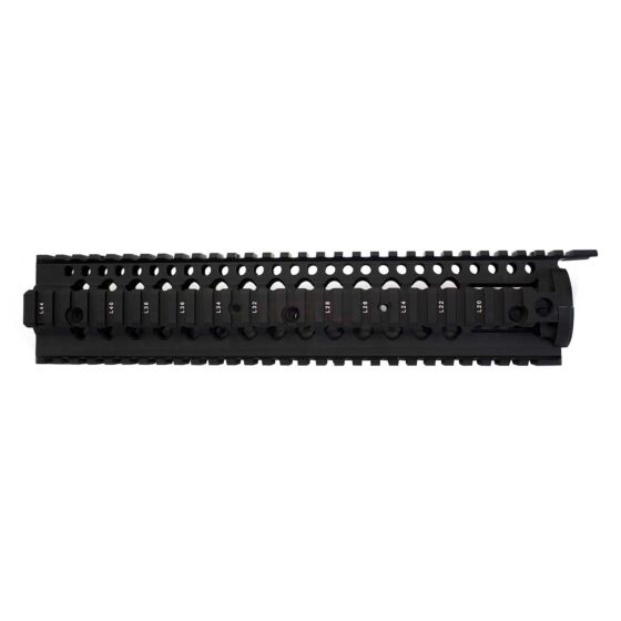 Nuprol bocca rail omega type 12 pollici per fucile m4 (nero)
