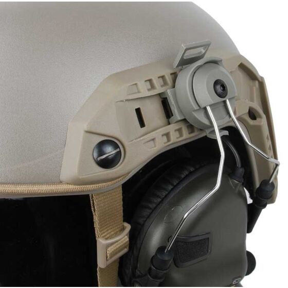 EARMOR cuffie radio ricevitore M32H MOD4 per elmetti FAST (verdi)