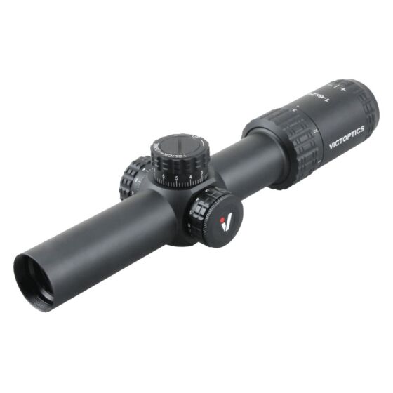 VictOptics S6 1-6x24 SFP LPVO tactical scope with mount ring (black)