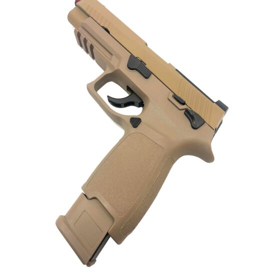 AEG by We M17 full metal gas pistol (tan)