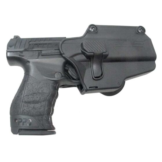Amomax PERFIT Universal LEFT HAND polymer holster for pistol (dark earth)
