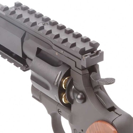 King Arms pistola a gas 357 EVIL Python style revolver nera (6 pollici)