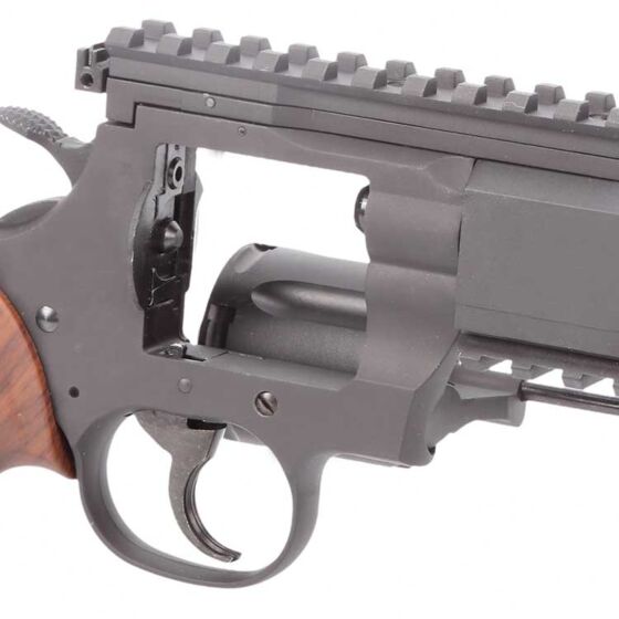 King Arms pistola a gas 357 EVIL Python style revolver nera (6 pollici)
