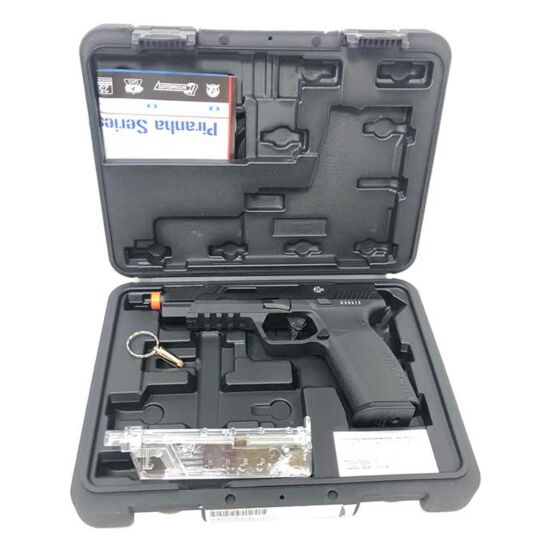 G&G PIRANHA MK I model blowback gas pistol (black)