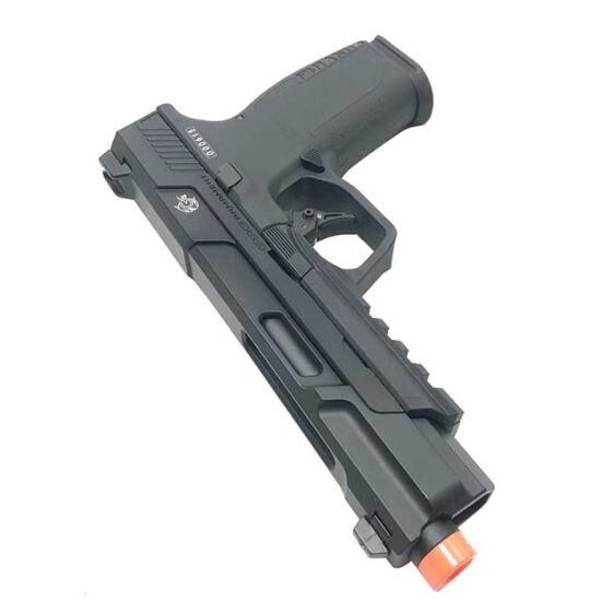 G&G PIRANHA MK I model blowback gas pistol (black)