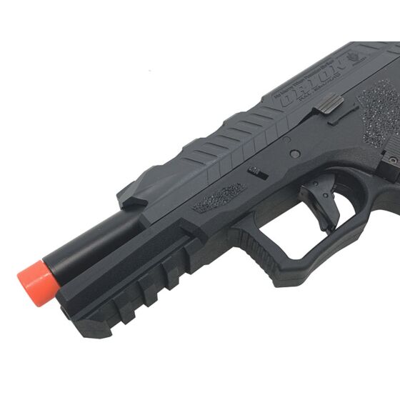 Poseidon pistola a gas ORION2 in polimero SEMI/FULL auto (nera)