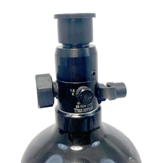 PROTO bombola HPA 3000 psi 0.8L con manometro