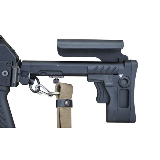 5KU ZENITCO style PT-3 folding stock for E&L ak electric gun (tan)