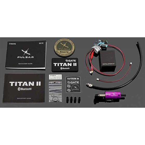 GATE PULSAR D HPA engine con doppio solenoide e TITAN II BLUETOOTH per GEARBOX ver.2 (cavi anteriori)