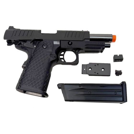 EMG by Army Licensed STACCATO C2 2011 DS CNC slide gas pistol (black)