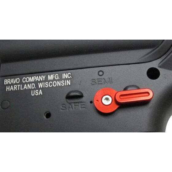 Retroarms selettore in metallo BAD style tipo B medio per fucile elettrico m4 (rosso)