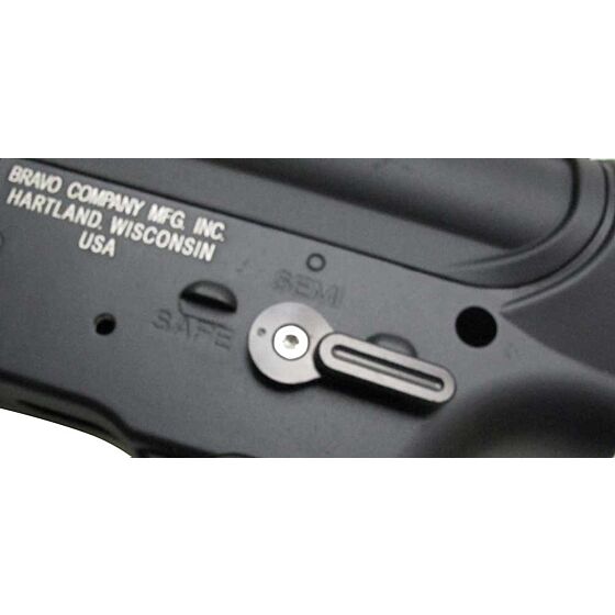 Retroarms selettore in metallo BAD style tipo B lungo per fucile elettrico m4 (nero)