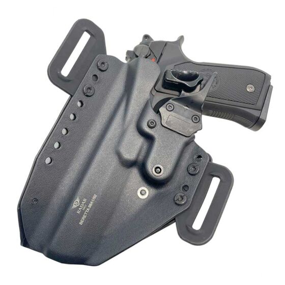 RADAR fondina THUNDER-C FLAT per pistola tipo Beretta M9 (nera)