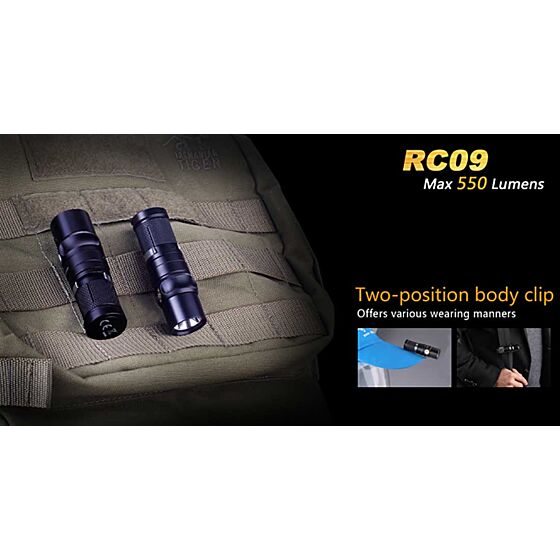 Fenix RC09 magnetic rechargable tactical flashlight
