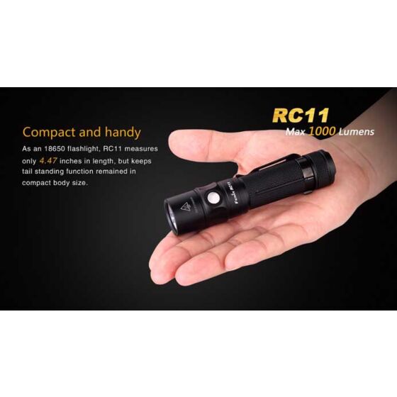 Fenix RC11 magnetic rechargable tactical flashlight