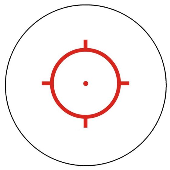 JJ airsoft ottica sgancio rapido MRO micro red circle full set con killflash (nero)