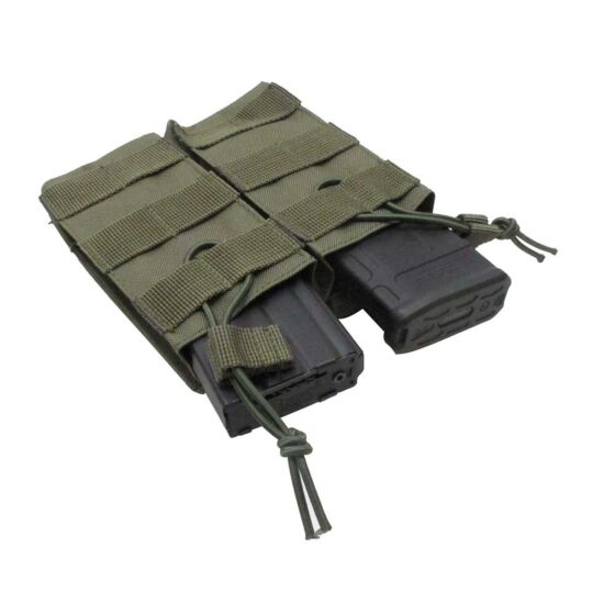 Royal tasca doppia caricatori m16 con elastico (verde)