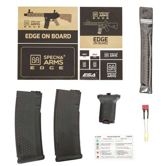 Specna Arms fucile elettrico EDGE RRA M4 MK16 Carbine ZEV style (nero)