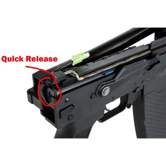 Specna Arms fucile elettrico CORE® AKS-74M Folding stock (nero)