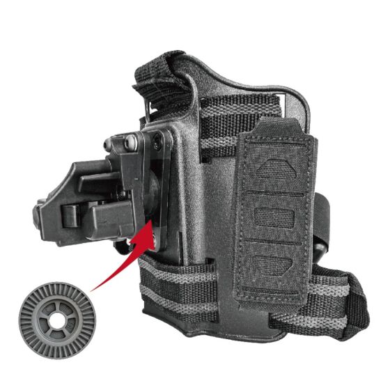 CTM SAF Angle system con pannello MOLLE per fondine (nera)