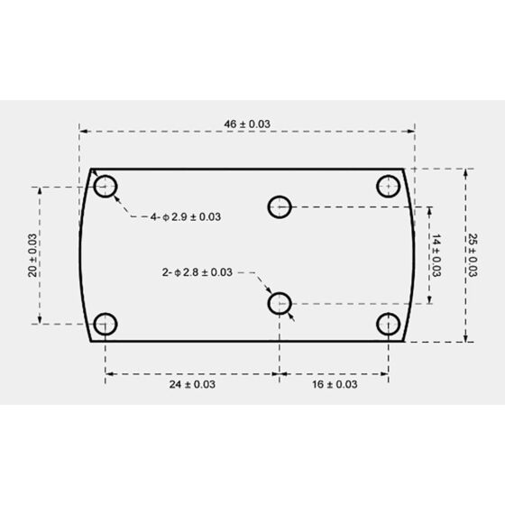 VictOptics ottica V3 1x22 dot sight (nera)