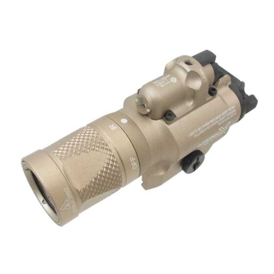 SOTAC X400V torcia & laser per slitte 20mm (dark earth)