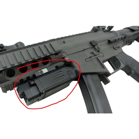 SOTAC DBAL-PL puntatore dual con torcia & laser IR per slitte 20mm (nero)