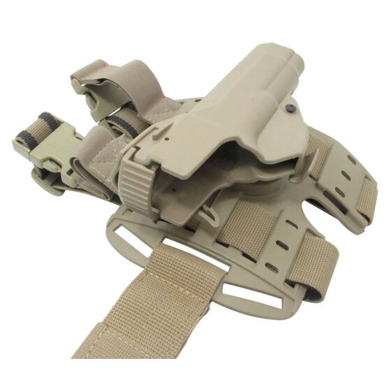 Vega holster fondina cosciale shockwave per m92 desert tan