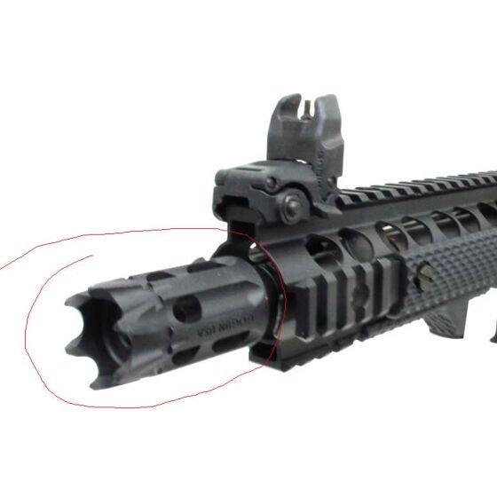 5KU spegni fiamma TALON style flash hider (14mm-)