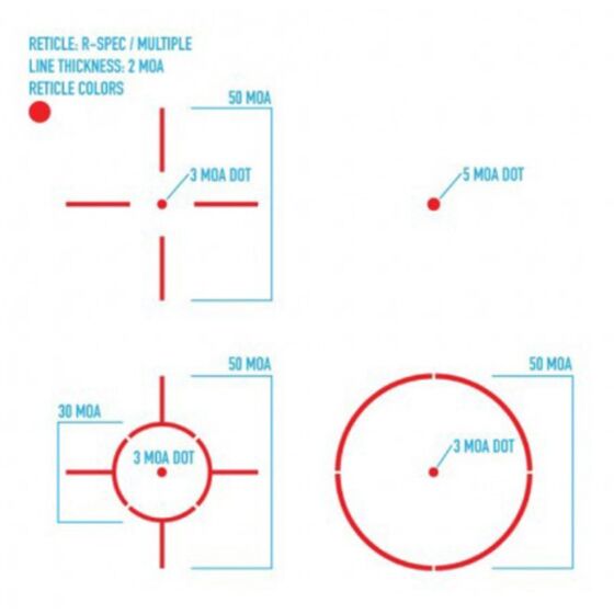 SightMark ottica ULTRA A-Spec reflex sight (nera)