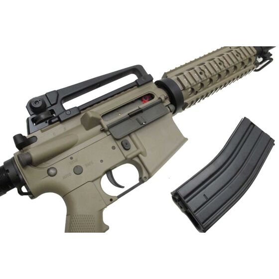 Nuprol fucile elettrico delta M4 SOPMOD full metal (tan)
